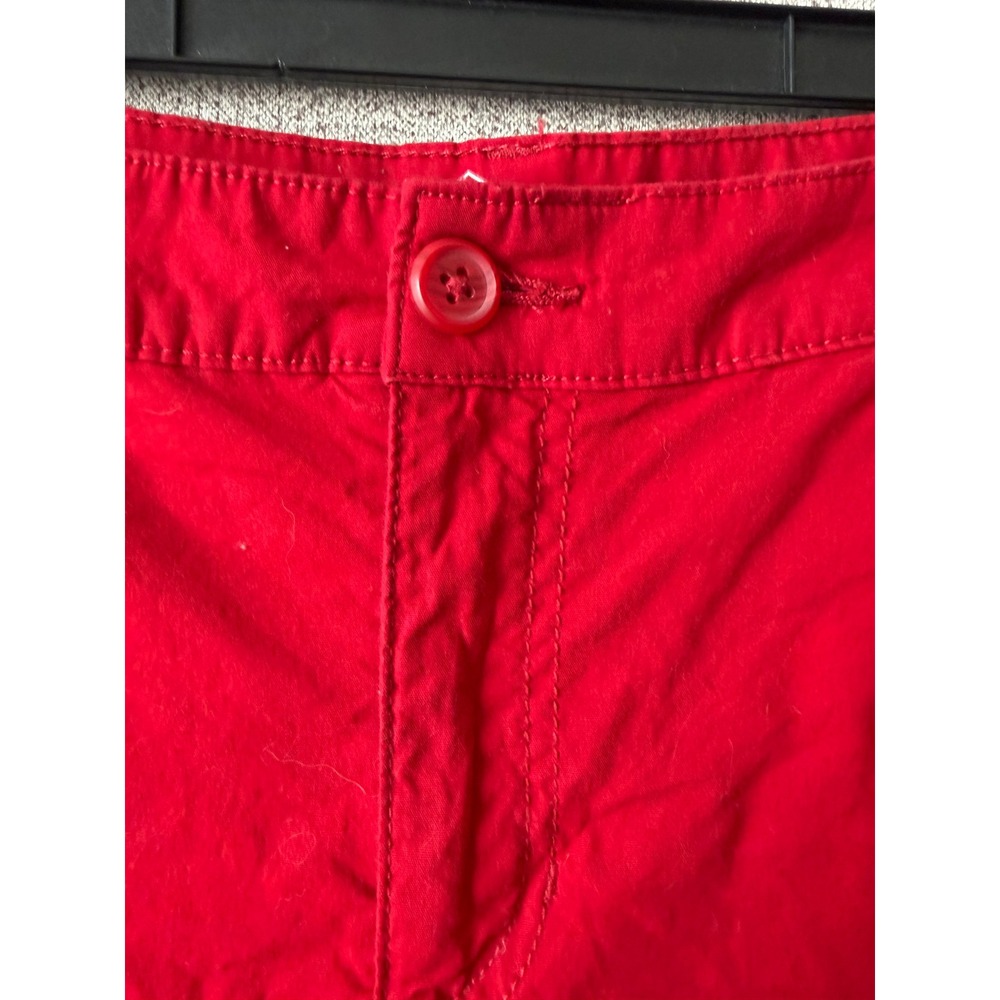 St. Johns Bay Red Skort Womens Size 12 Mini Skirt with Built-in Shorts Casual - Picture 2 of 7